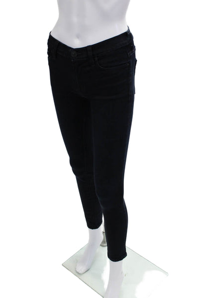Hudson Women Ankle Skinny High Rise Black Jeans Size 24