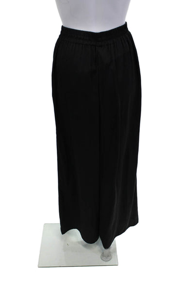 Zara Women Maxi Skirt Black Polyester Blend Size XS