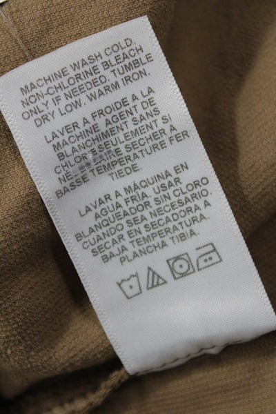 Velvet by Graham & Spencer Unisex Cropped Cargo Pants Brown 100% Cotton Size 4
