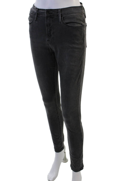 J Brand Womens Skinny Cropped Ankle Jeans Gray High Rise Size 28