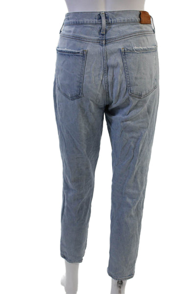 Citizens of Humanity Womens Ankle Cropped Jeans Light Blue High Rise Size 28