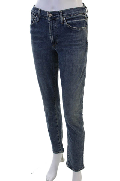 Citizens of Humanity Women Ankle Skinny High Rise Dark Blue Jeans Size 27