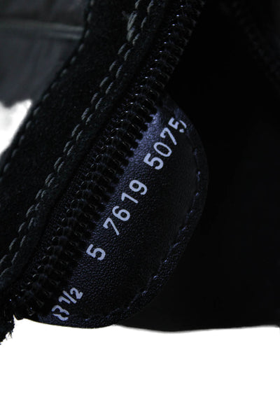 Ara Womens Suede Zippered Winter Snow Ankle Boots Solid Black Size 8.5