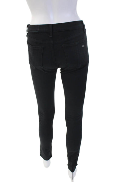 Rag & Bone Jean Womens Black Skinny Ankle Jeans Size 26