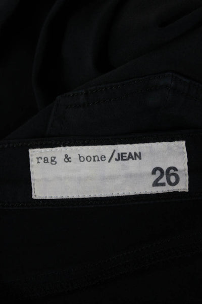 Rag & Bone Jean Womens Black Skinny Ankle Jeans Size 26