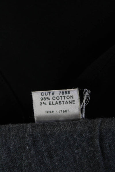 J Brand Women Skinny Ankle Jeans Black Mid Rise Button 28 Inseam Size 25