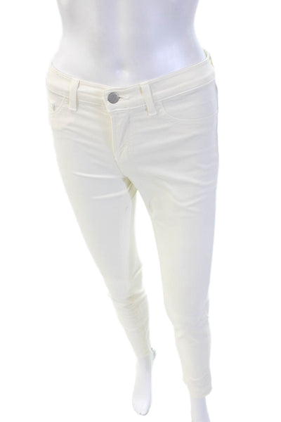 J Brand Womens Ankle Jeggings White Size 26