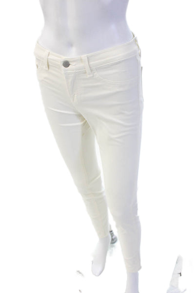 J Brand Womens Ankle Jeggings White Size 26