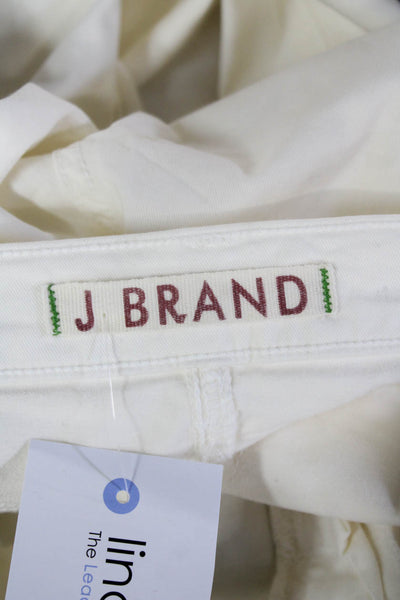 J Brand Womens Ankle Jeggings White Size 26