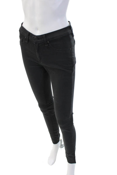 Rag & Bone Jean Womens Black Skinny Ankle Jeans Size 27
