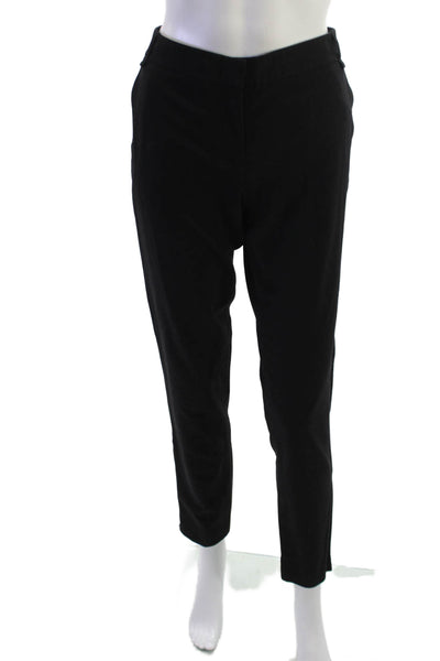 BCBG Max Azria Women Ankle Dress Pants Black Button Size 4