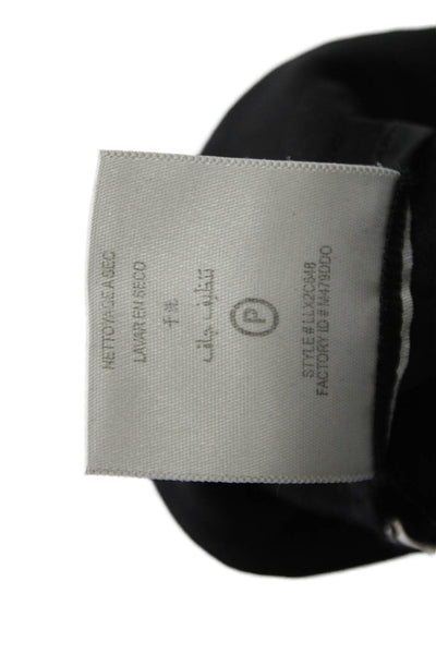 BCBG Max Azria Women Ankle Dress Pants Black Button Size 4