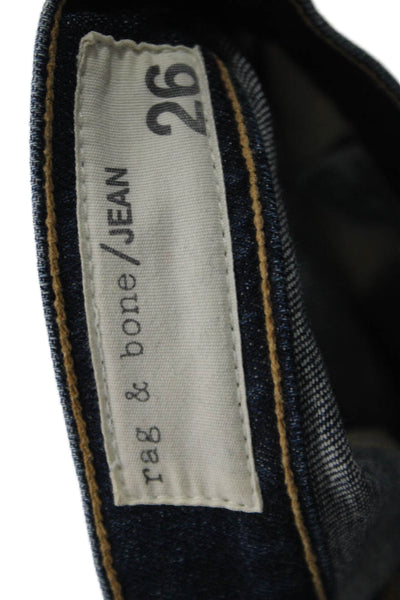 Rag & Bone Jean Women Dark Blue Skinny Ankle Jeans Size 26