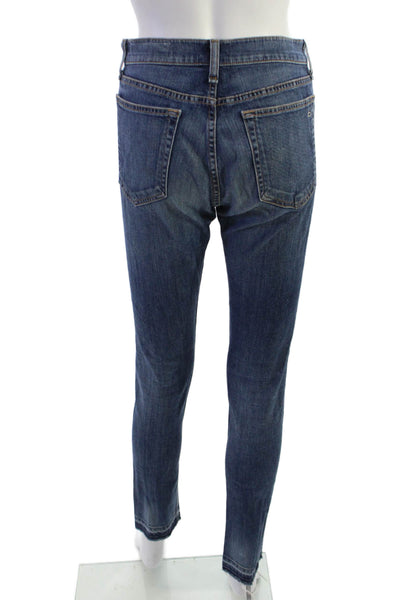 Rag & Bone Womens Ankle Skinny Jeans Dark Blue Size 26