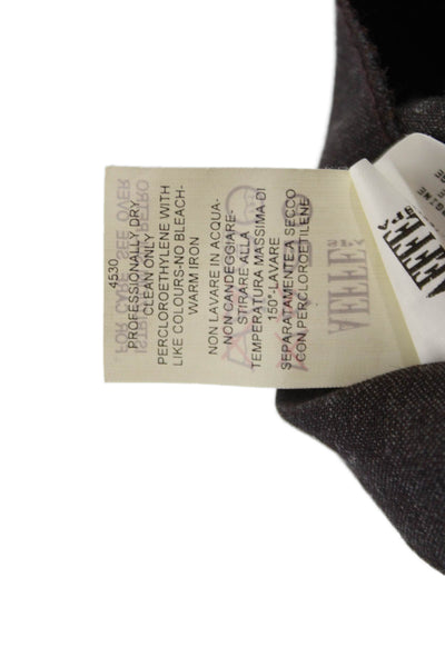 Philosophy di Alberta Ferretti Womens Straight Pencil Skirt Brown Wool Size 6
