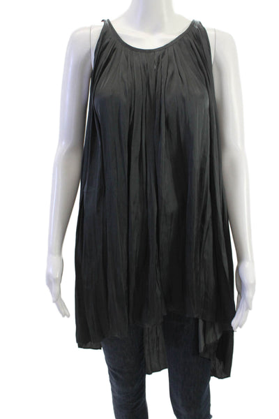 Calypso Saint Barth Women Tunic Sleeveless Black Boho Size S