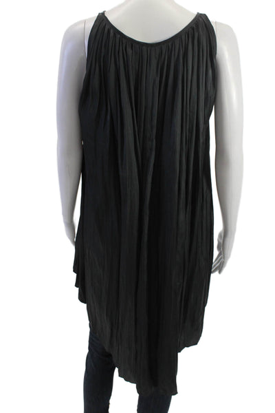 Calypso Saint Barth Women Tunic Sleeveless Black Boho Size S