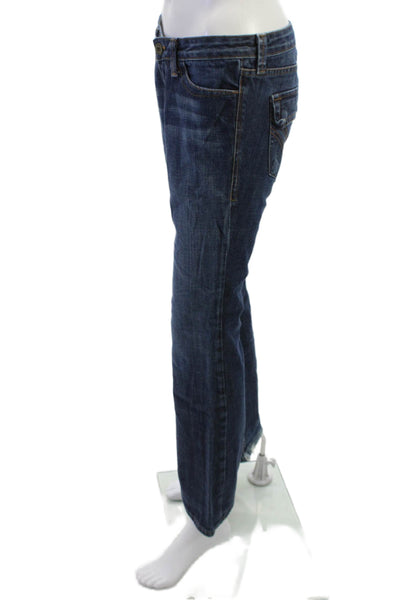 William Rast Women Bootcut Flared Jeans Dark Blue Size 27
