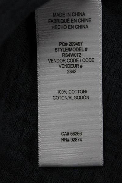 Splendid Womens Basic Sleeveless V-Neck Cotton Tank Dark Gray Size M