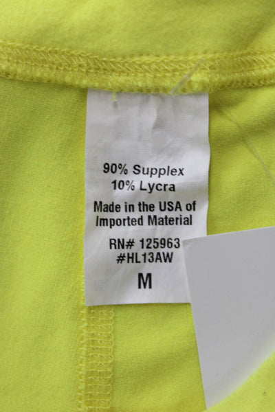 Beyond Yoga Womens Capri Leggings Yellow Size M