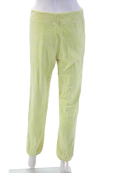 Sundry Womens Jogger Sweatpants Yellow Drawstring Rayon Cotton Solid Size 1