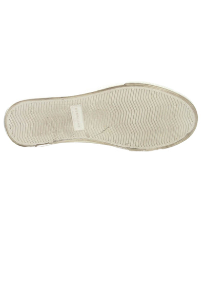 Everlane Unisex Adults Lace-Up Platform Casual Sneakers White Size 8