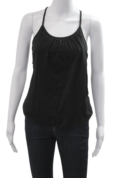 Lululemon Women Camisole Black Nylon Round Neck Sleeveless Size 6