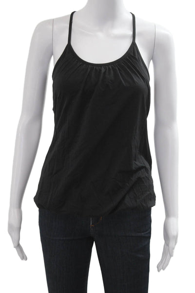 Lululemon Womens Black Nylon Camisole Sleeveless Round Neck Size 6