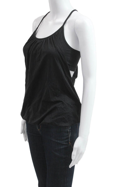 Lululemon Womens Black Nylon Camisole Sleeveless Round Neck Size 6