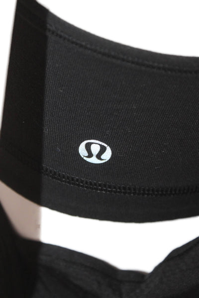 Lululemon Womens Black Nylon Camisole Sleeveless Round Neck Size 6