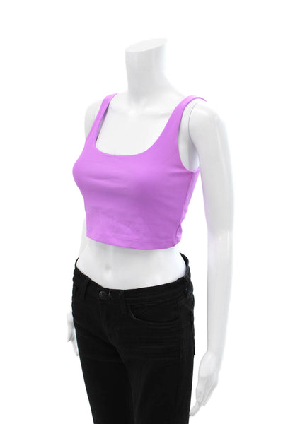 All Access Womens Pull On Sports Bra Lavender Size Small