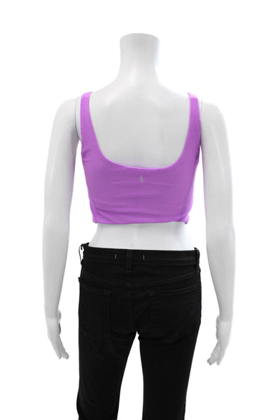 All Access Womens Pull On Sports Bra Lavender Size Small