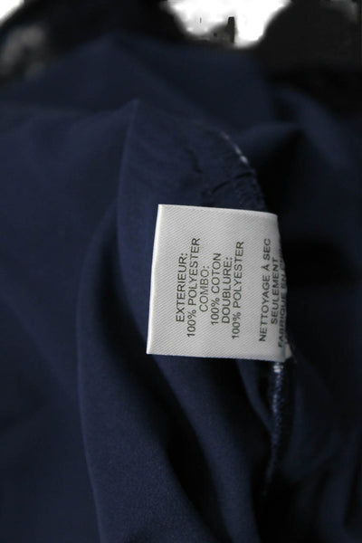 Sea New York Womens Black Paisley Long Sleeve High Neck Shift Dress Size 0