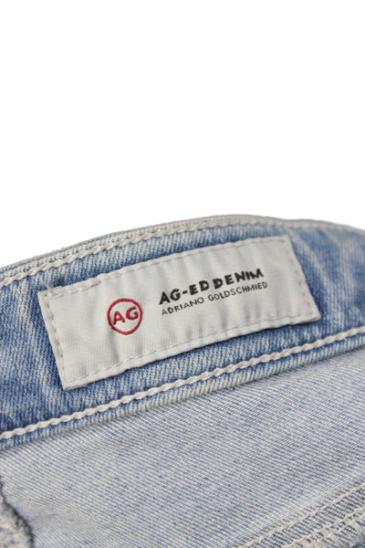AG Women Ankle Skinny Gray Jeans Petite Size 24