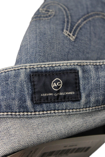 AG Adriano Goldschmied Womens Ankle Skinny Jeans Blue Size 24