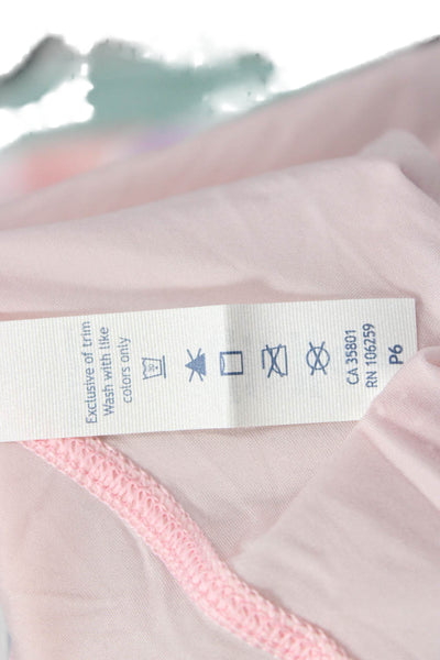 Lululemon Womens Camisole Pink Geometric Sleeveless Size 6