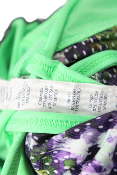 Lululemon Womens Floral Lace Up Camisole Green Size 6