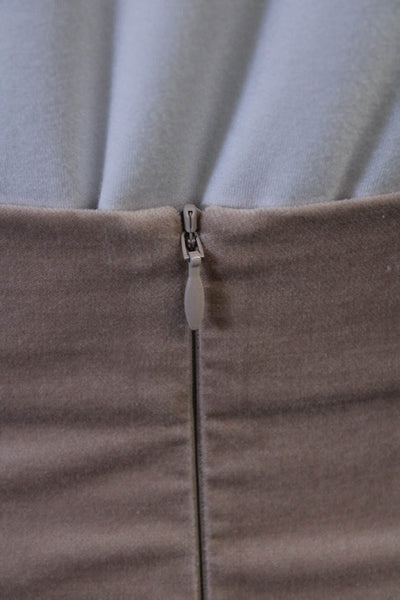D Exterior Womens Beige Straight Pencil Skirt Knee Length Size S