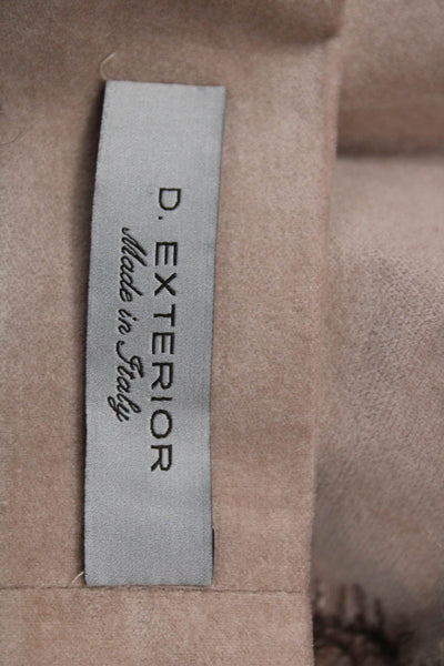 D Exterior Womens Beige Straight Pencil Skirt Knee Length Size S