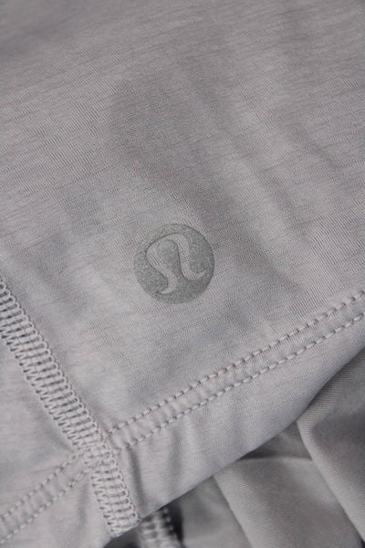 Lululemon Womens Twist Drape Neck Sleeveless Active Top Purple Size M