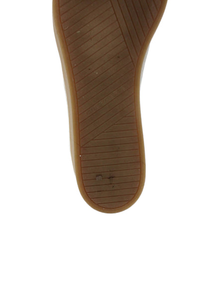 Clergerie Womens Linen Stretch Straw Ankle Boots Beige Size 9.5