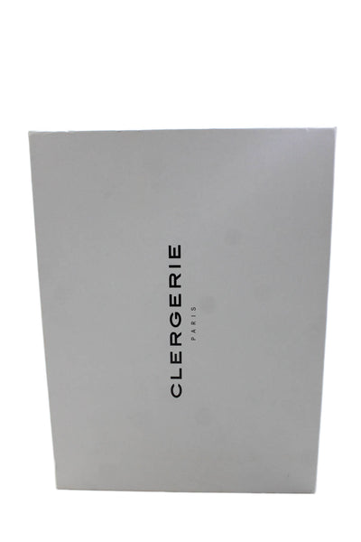 Clergerie Womens Linen Stretch Straw Ankle Boots Beige Size 9.5