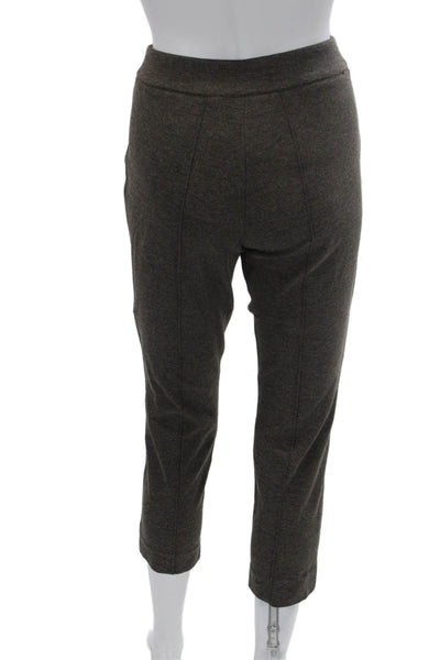 Akris Punto Women Ankle Cropped Pants Dark Gray Polyester Size 6