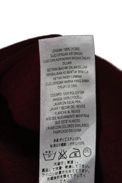 French Connection Womens Black Long Sleeve Round Neck T-Shirt Size M