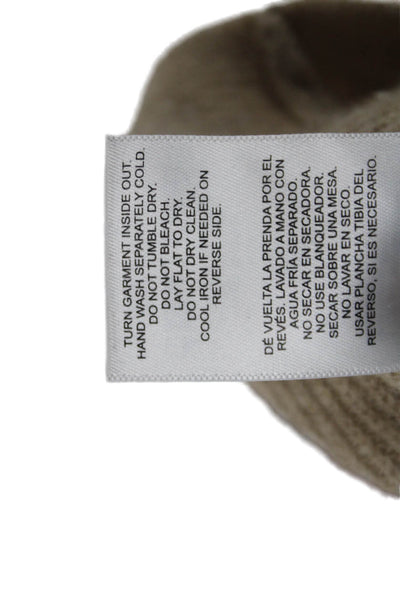 Habitual Unisex Pullover Sweaters Turtleneck Merino Beige Longsleeve Size S