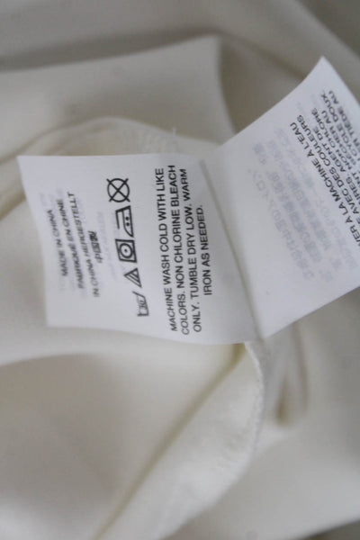 J Crew Women White V Neck Camisole Polyester Sleeveless Size 6P