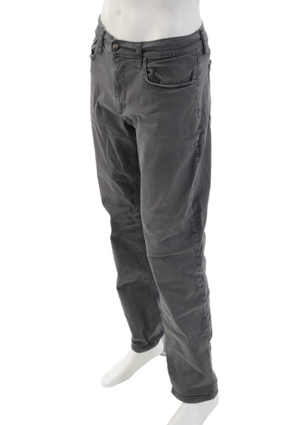 Joes Mens Army Chino Pants Dark Gray Button Fly Inseam 32 Size 36