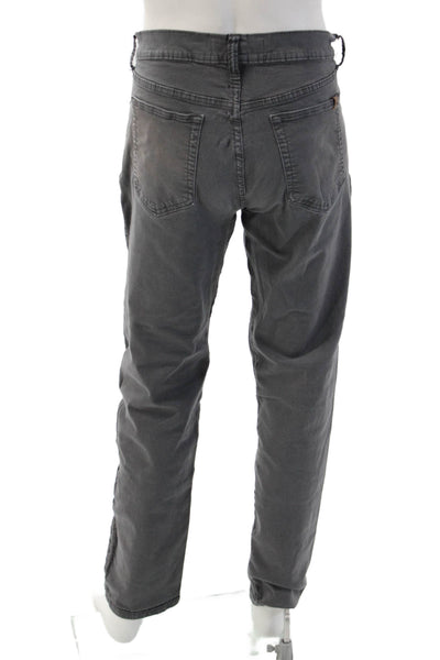 Joes Mens Army Chino Pants Dark Gray Button Fly Inseam 32 Size 36