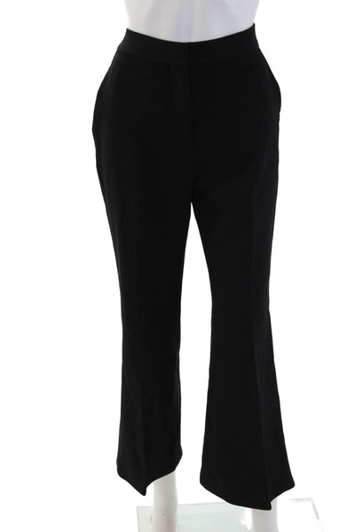 Stella McCartney Women Dress Pants Black Wool Blend Zip Size 40