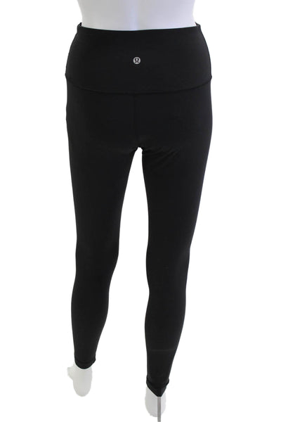 Lululemon Womens Ankle Jeggings Black Nylon Blend Size 6